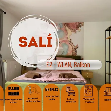 Apartment Sali - E2 - Wlan, Balkon, Tv